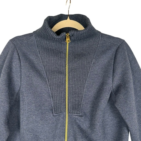 Maurices Zip Up Cardigan Size Small Navy Blue - Picture 4 of 8